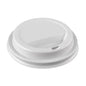 White Plastic Lid for 8oz Coffee Cup 1000/cs