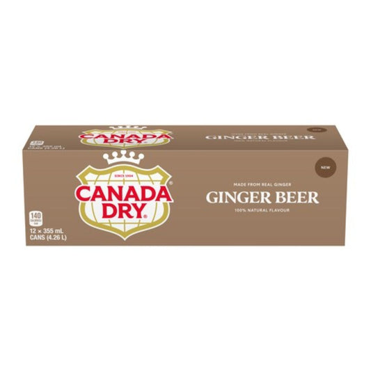 Ginger Beer Canned 355ml - 12/cs | Canada Dry