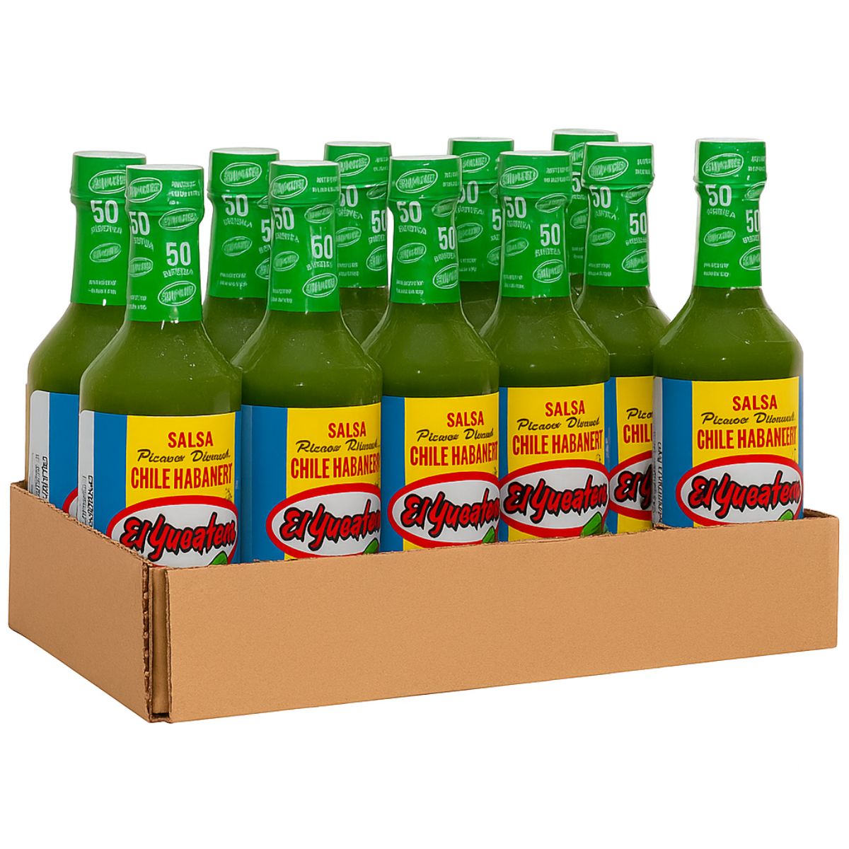 Salsa Green Habanero 120ml - 12/cs | El Yucateco