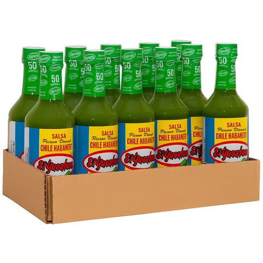Salsa Green Habanero 120ml - 12/cs | El Yucateco